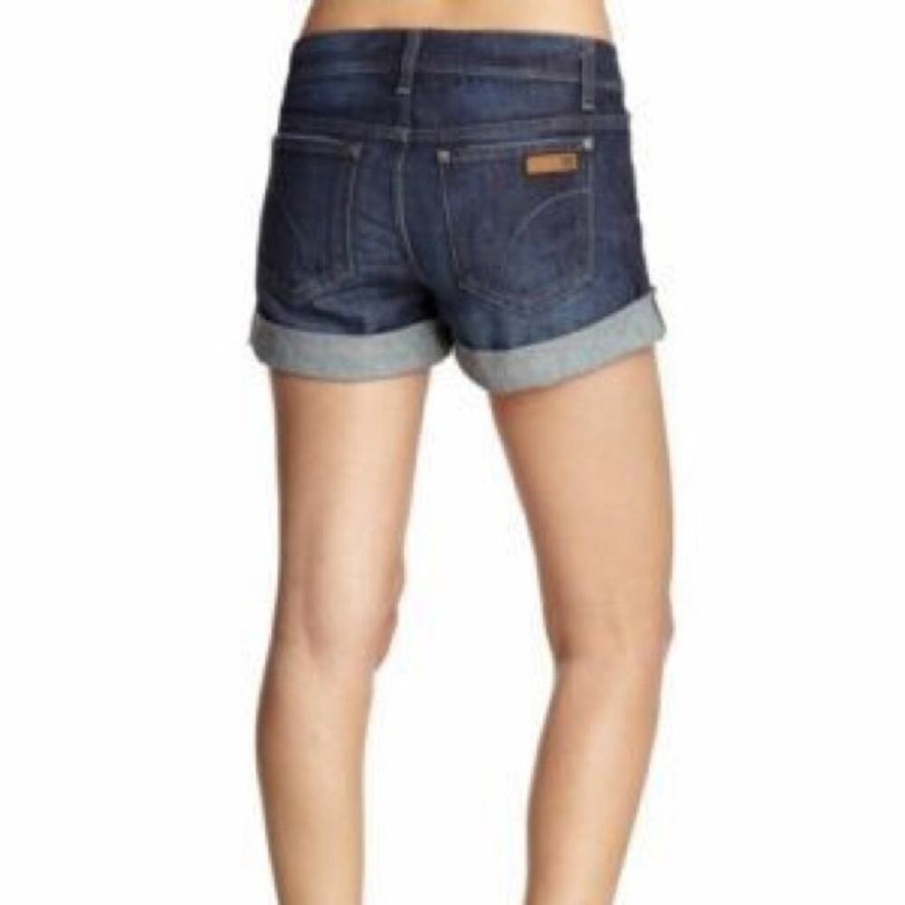Joe's Jeans Womens Sammy Cuffed Low Rise Short Shorts Stretch Comfy Cotton Denim - Picture 2 of 8